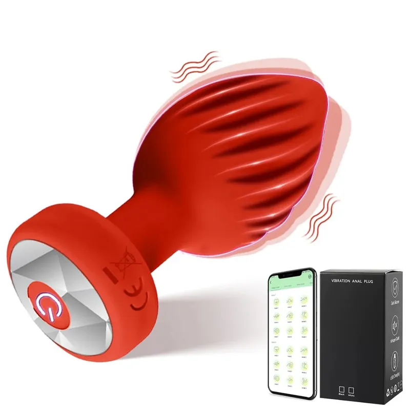 Wireless Bluetooth Anal Plug Vibrator Female Vagin Stimulator APP Remote Control Butt Plug Massager Adult Sex Toys para sa Lalaking Babae — image 12