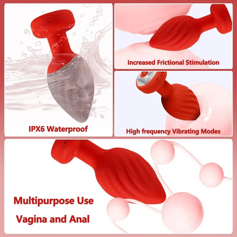 Wireless Bluetooth Anal Plug Vibrator Female Vagin Stimulator APP Remote Control Butt Plug Massager Adult Sex Toys para sa Lalaking Babae — image 3