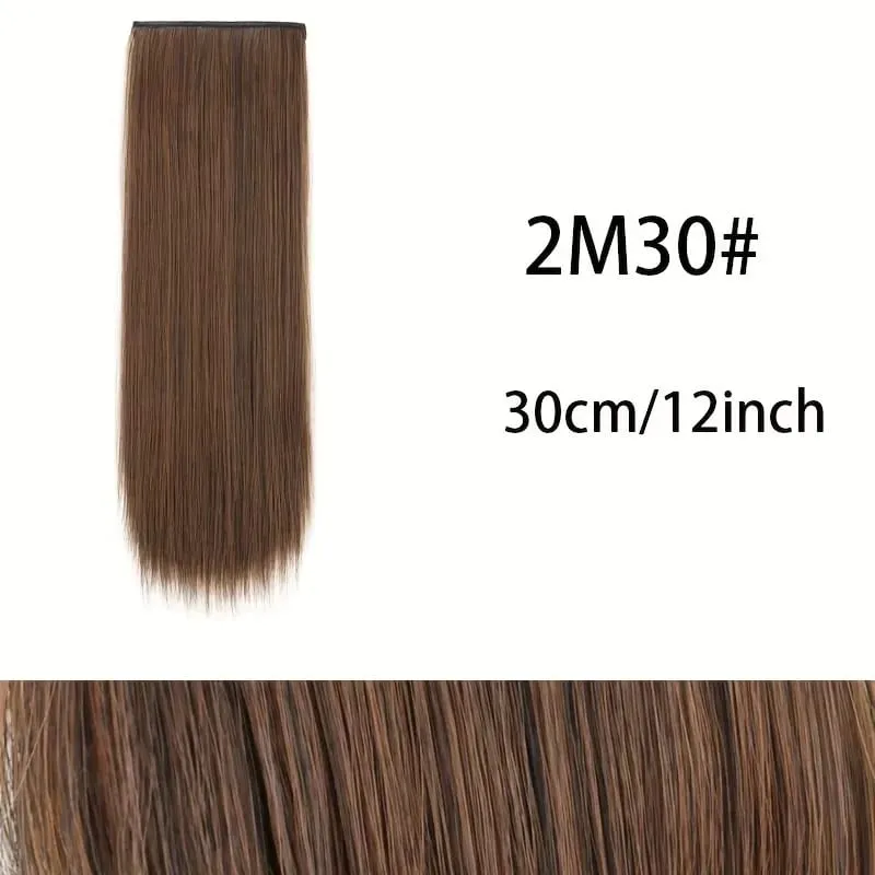 Seamless Synthetic Clip Ins Bangs Hair Extension With Secure BB Clips Thick Lining of Hair Top Side Cover Hairpieces for Women — image 13