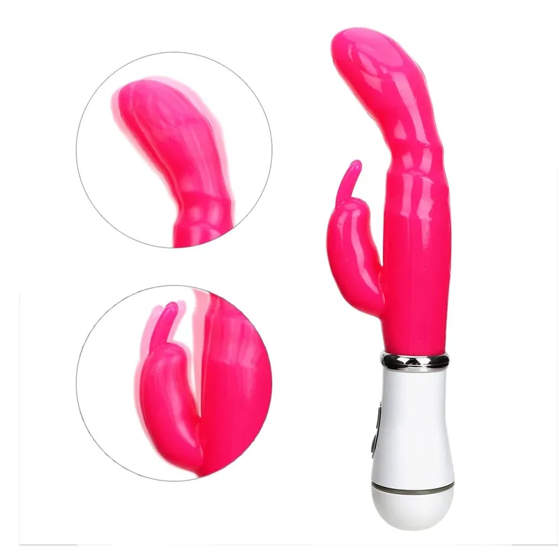 G Spot Rabbit Vibrator for Women Dual Vibration Dildo Waterproof Female Vagina Clitoris Massager Adult Sex Toys Erotic Products — image 1