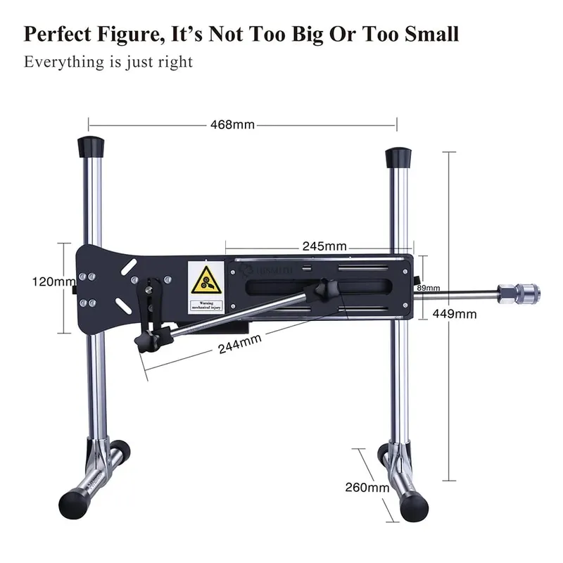 Máquina de sexo Kliclok com controle remoto por aplicativo Super silencioso Hismith Sex Machine Gear Power 120W Máquinas de sexo para adultos — image 5