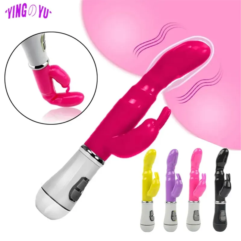 G Spot Rabbit Vibrator for Women Dual Vibration Dildo Waterproof Female Vagina Clitoris Massager Adult Sex Toys Erotic Products — image 2