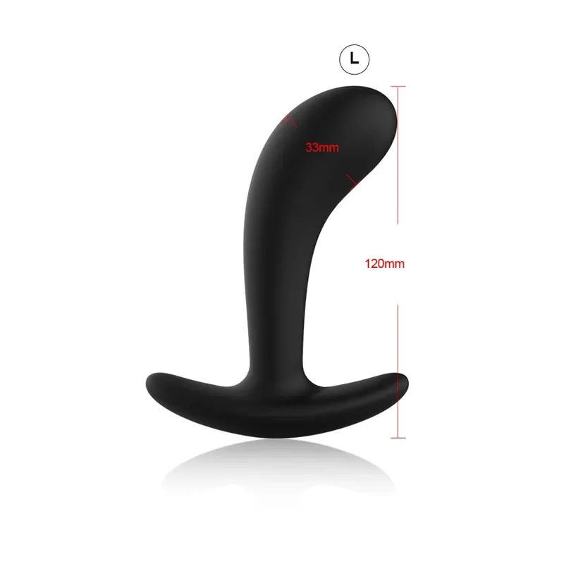 3 Silicone Anal Plugs Training Set Bullet Dildo Vibrator Anal Sex Toys Para sa Babae Lalaki Prostate Massager Butt Plug Gay Sex Toys