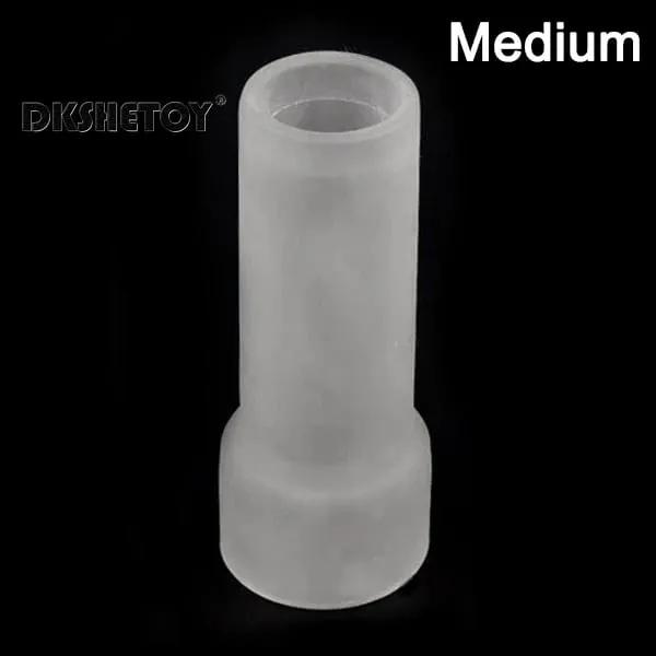 S/M/L Silicone Glans Protector Cap Sex Toys Genital Sleeve Dick Enlargement Extender Stretcher Sleeves For Penis Adult Supplies — image 9