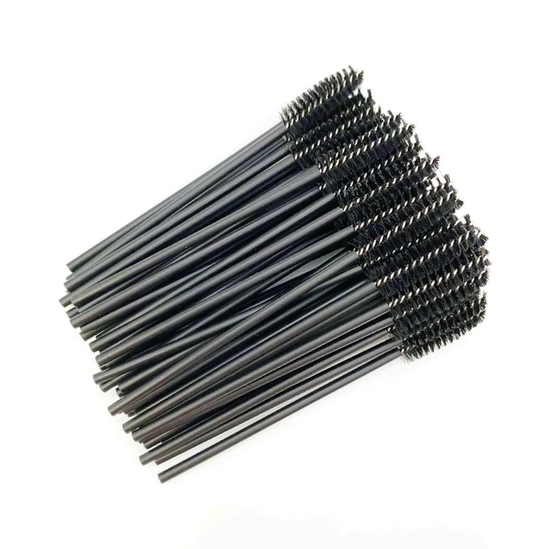 Disposable Eyelashes Brushes Crystal Diamond Handle Lash Brush Eyebrow Mascara Wands Eyelash Extension Supplies Makeup Tools