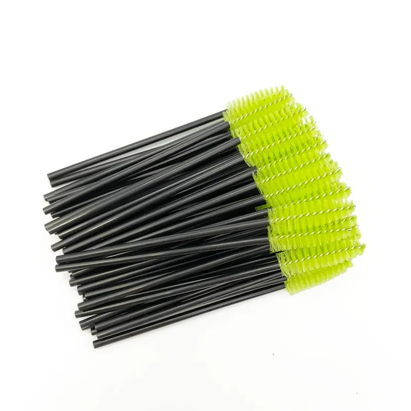 Disposable Eyelashes Brushes Crystal Diamond Handle Lash Brush Eyebrow Mascara Wands Eyelash Extension Supplies Makeup Tools