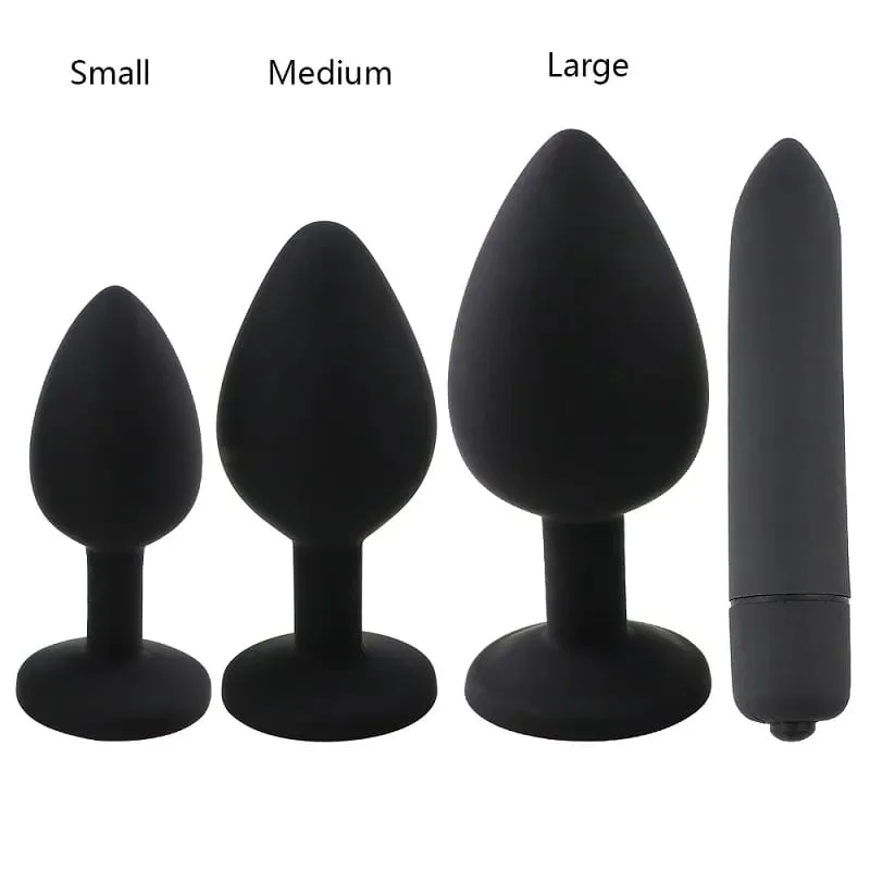 Plugue anal de silicone macio para homens, massageador de próstata, produtos gays adultos, mini vibrador de bala, brinquedo sexual para casais, produtos — image 5