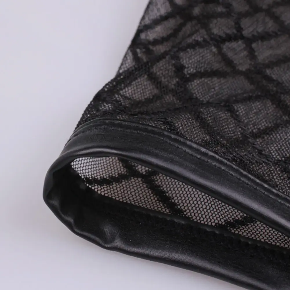 Sexy Ademende Dunne Boxer Zwarte Mannen Mesh Transparant Zien Door U-convexe Ondergoed Lingerie Gay Wear Broek — image 5