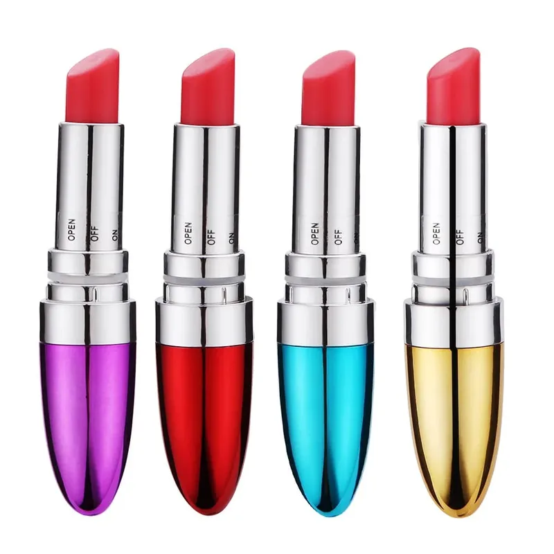 Diskret Mini Vibrator Läppstift Kraftfull G-Spot Klitoral Stimulering Vibrerande Bullet Onani Vuxen Sexleksaker för kvinnor — image 6