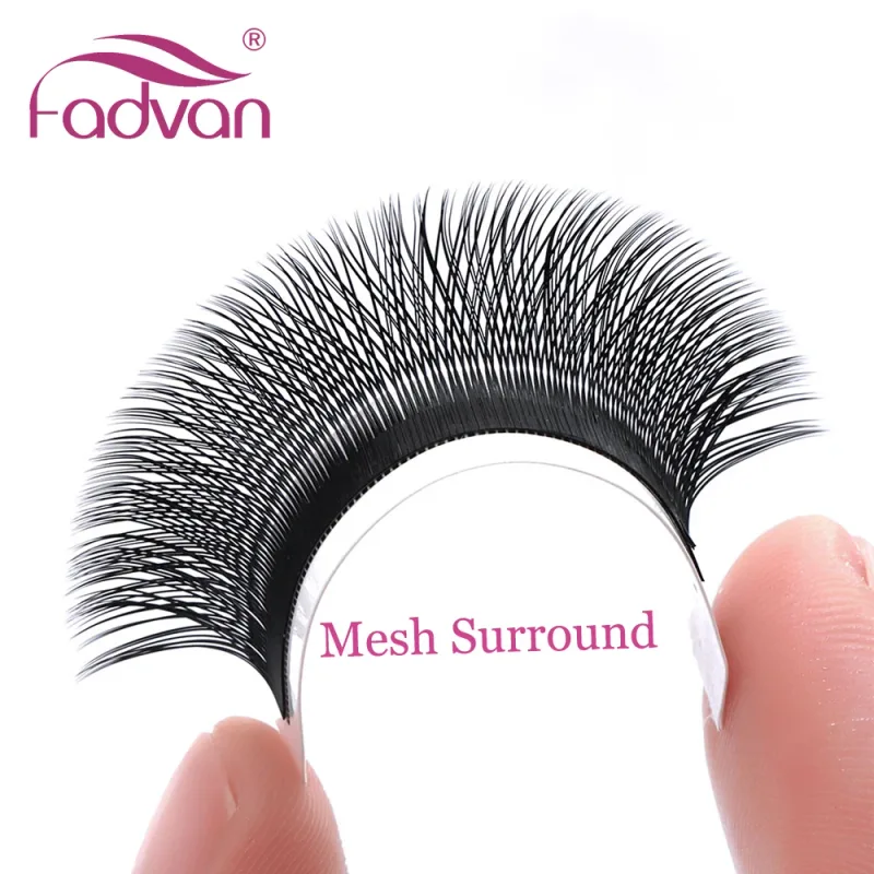 Fadvan Y Forma Estensioni Ciglia Finte YY Marrone/Nero C/D/L/LU/L+ Curl Fox Eye — image 4