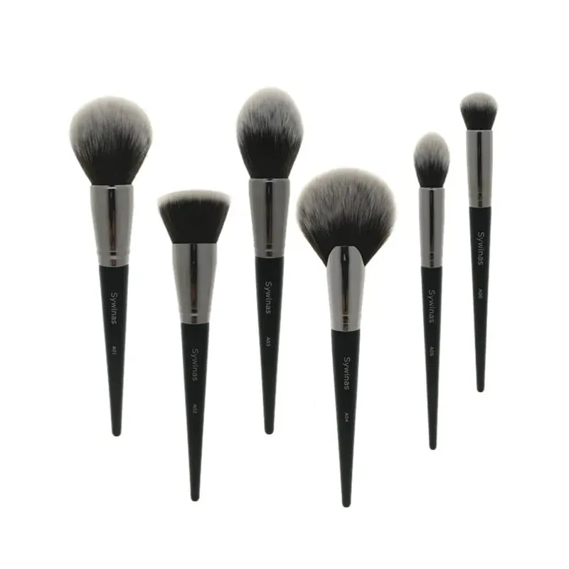 Sywinas Fan Brush Highlighter Soft Face Beauty Painting Powder Foundation Blush Bronzer Blending Makeup Brushes