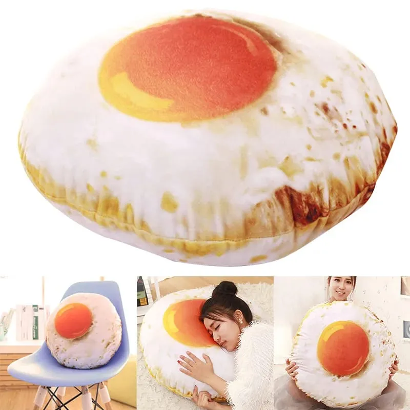 3D Novelty Throw Pillows Soft Food Plush Stuffed Toys for Kid Funny Housewarming Party Gifts Creative Cartoon Pillows Decor Home