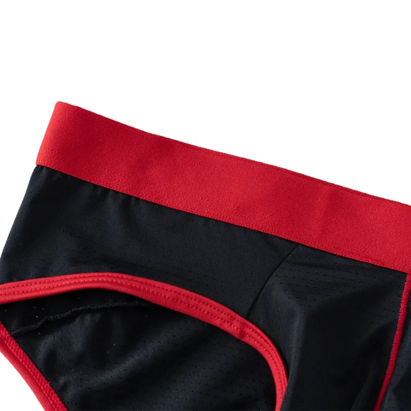 Fashion Mens Underwear Briefs Breathable Mesh Men's Panties Men Brief Bikini Underpants Back Patch Big Pouch Man Trunks D3-11 — image 14