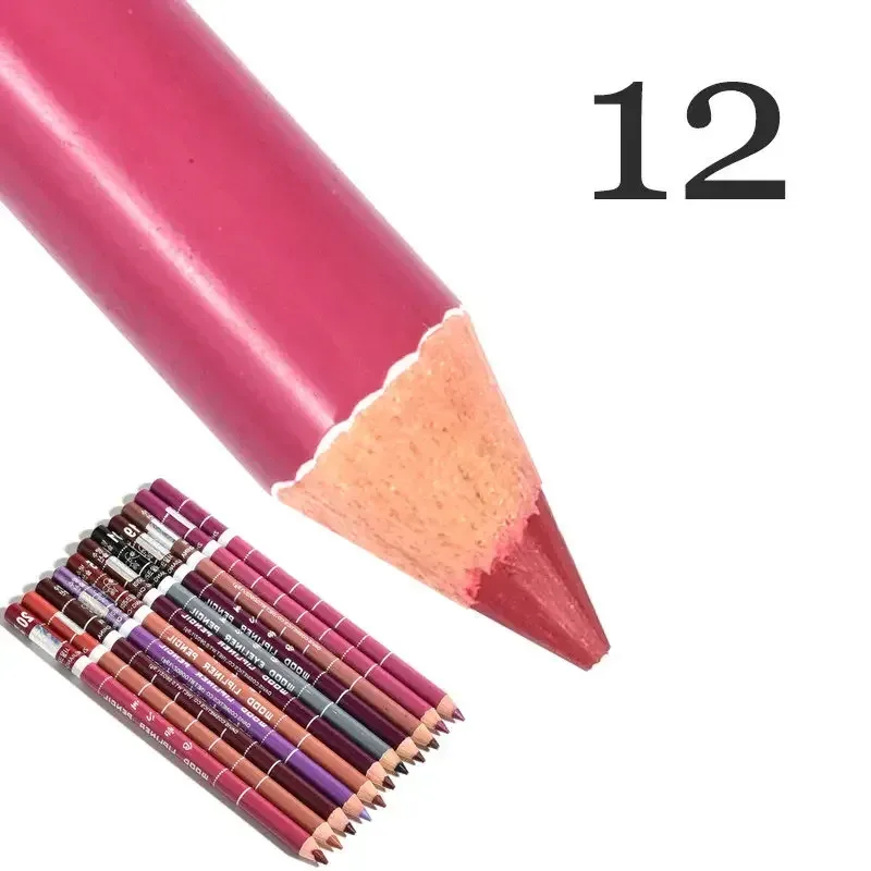 28Color Antifouling Lip Liner Professional Lipstick Pen Precise Waterproof Lip Outline Pencil Lip Makeup Lasting Eyeliner Creamy — image 27