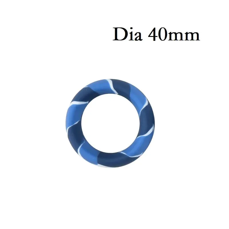 Small Large Silicone Penis Cock Ring Lock Set Delay Time Ejaculation Male Penis Ring Ball Stretcher Bondage Slave Sex Toy Man — image 12