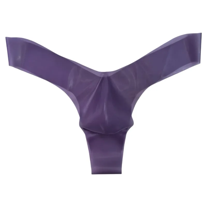 Transparent Latex Thongs For Men Briefs For Men Latex Underwear Brand New Condition G-Strings Underwear Low Waist Briefs — image 13