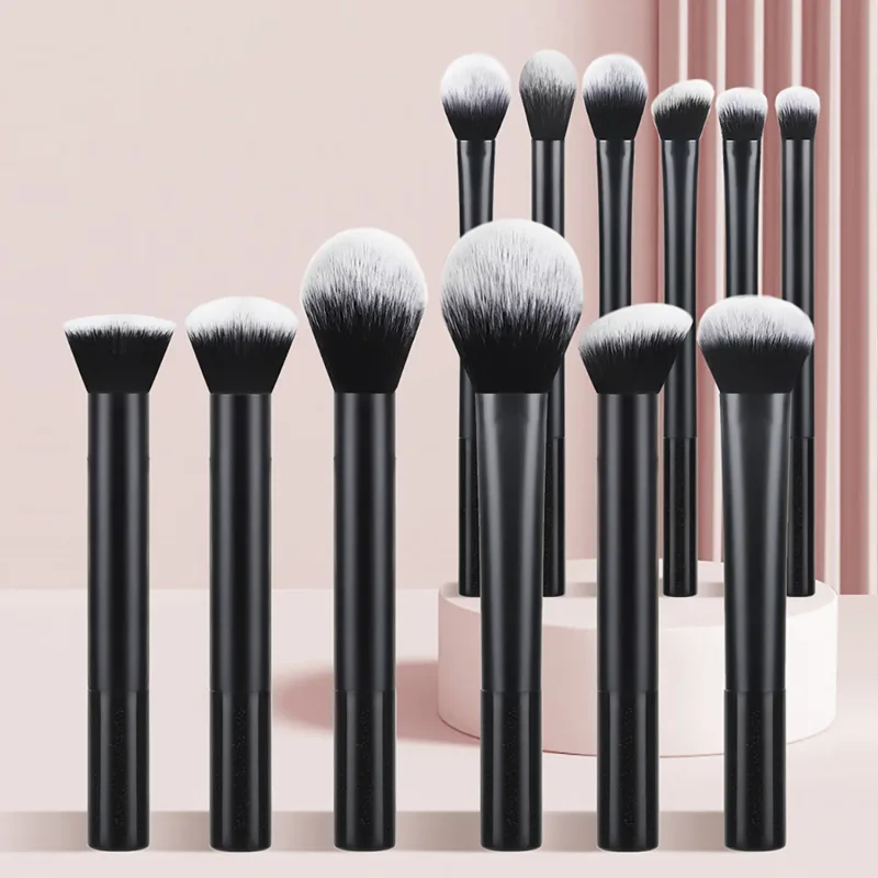 메이크업 브러쉬 세트 공급 구성을 위한 12pcs 창의적 전문 다기능 화장품 브러쉬