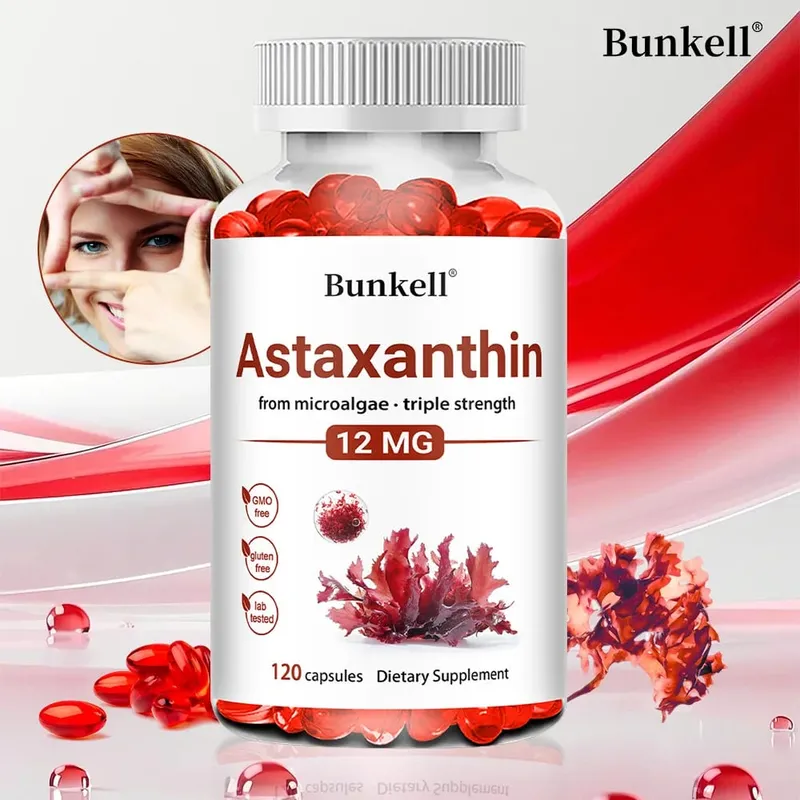 Astaxanthin Capsules 12mg Promotes Cardi