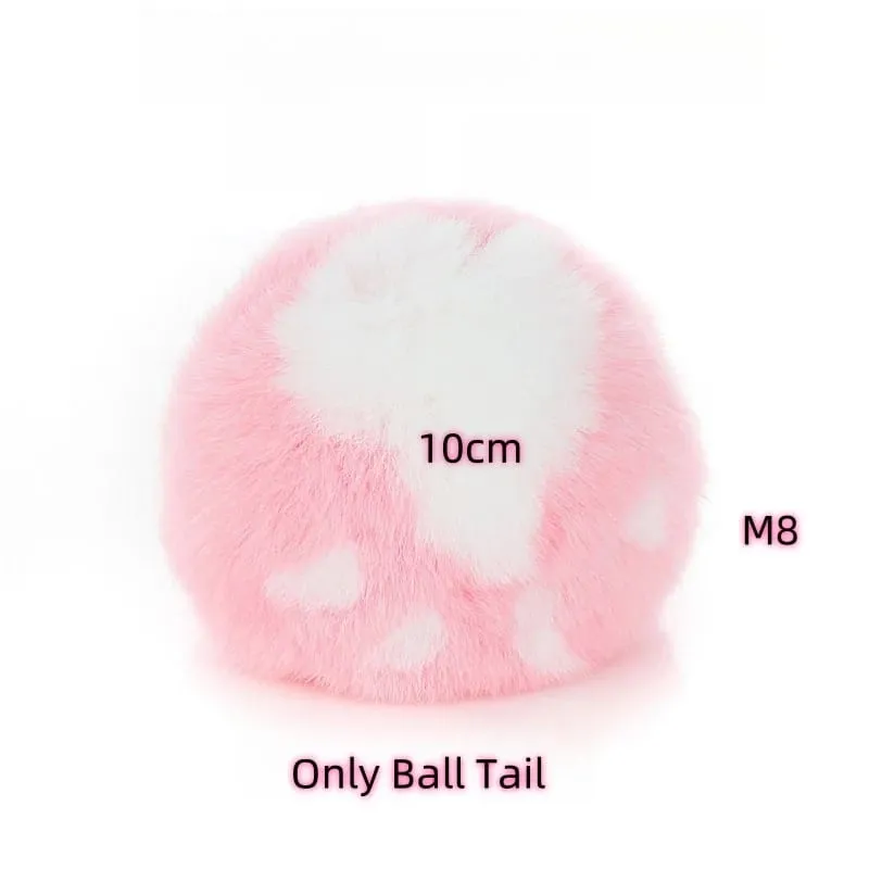 Small Silicone Butt Plug Dildo Vaginal Plug with Detachable Fake Soft Fox Rabbit Tail for Couple Anal Bead Dilator Sex Toys — image 19