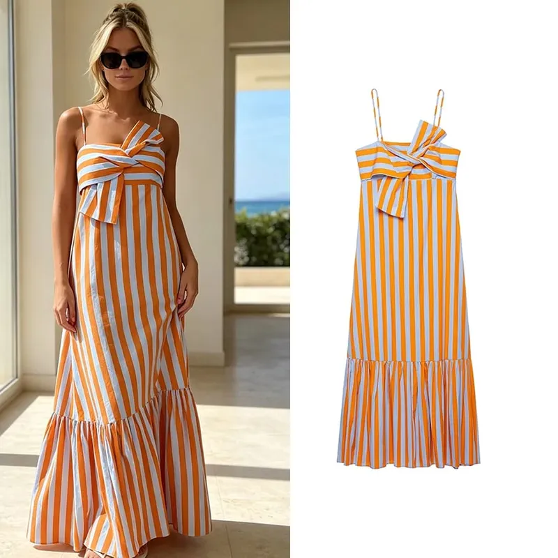 Women Casual Polka Dot Print Dress Women Long Maxi Dress Party Casual Long Sleeve O Neck High Waist Dresses Vestidos Streetwear — image 1