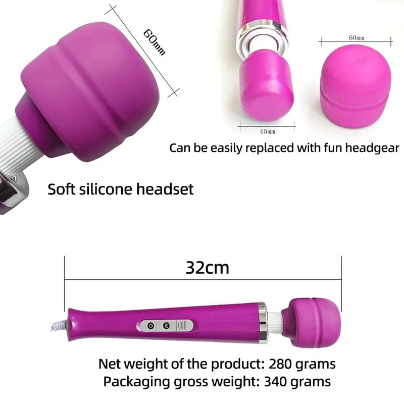 成人性玩具 AV 震動器強力魔棒 G 點刺激按摩器陰蒂震動器女性自慰性玩具 — image 6