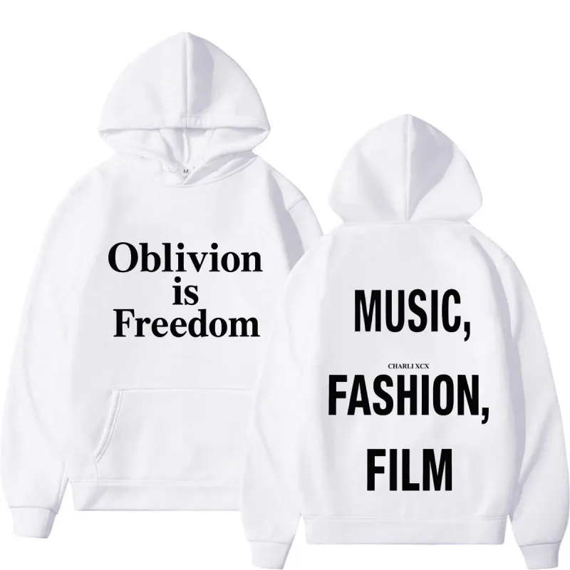 XCX Album Music Fashion Film Tour 2026 Толстовка с принтом для мужчин и женщин модный пуловер Повседневная толстовка в стиле хип-хоп подарки для фанатов — image 2