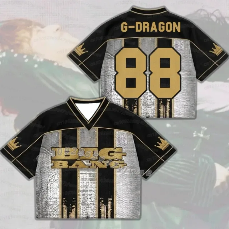 26 男性女性 Bigbang 2026 ワールドツアー混合メッシュジャージストリートコンサートファンジャージ Tシャツ半袖 Tシャツ男性パーカー — image 11