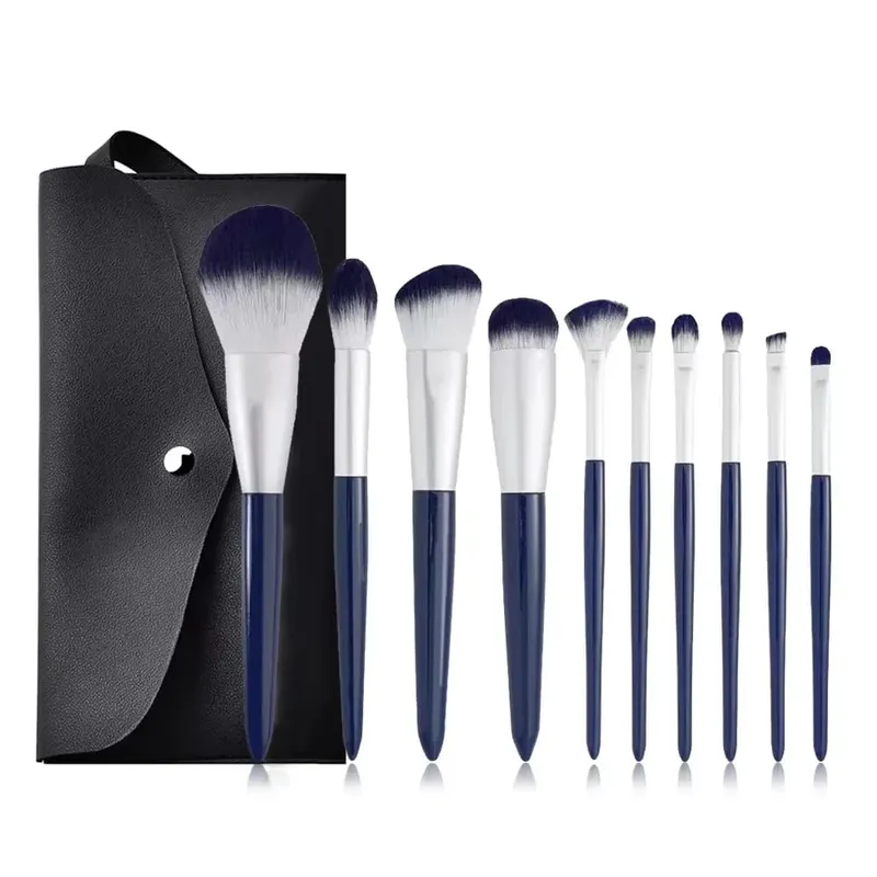 24 pçs conjuntos de pincéis de maquiagem pincéis cosméticos profissionais sobrancelha pó fundação sombras pinceaux compõem ferramentas