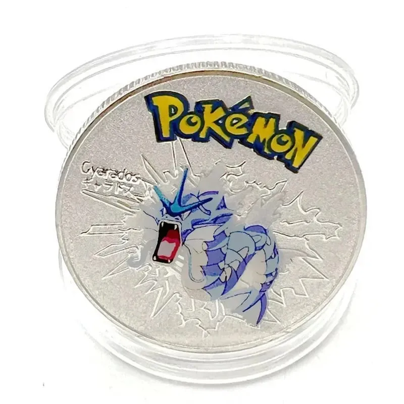 Pokemon złote monety Pikachu Anime pamiątkowa moneta Charizard złota okrągła metalowa moneta zabawki — image 8