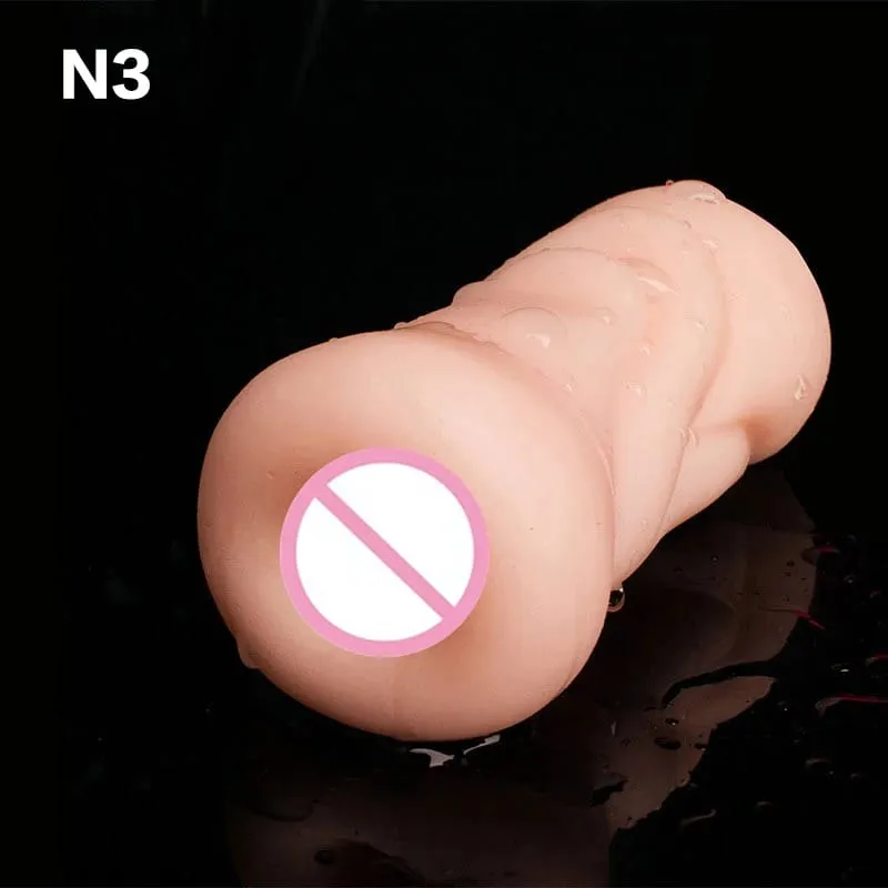 New 4D Realistic Deep Throat Male Masturbators Pocket Pussy Stroker Tight Silicone Mouth Vagina Anal Oral Sex Adult Toys for Men — image 8