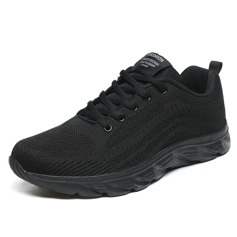 Men Running Shoes Comfortable Sport Shoes Men Trend Lightweight Walking Shoes Men's Sneakers Breathable Zapatillas Black 1 — image 2