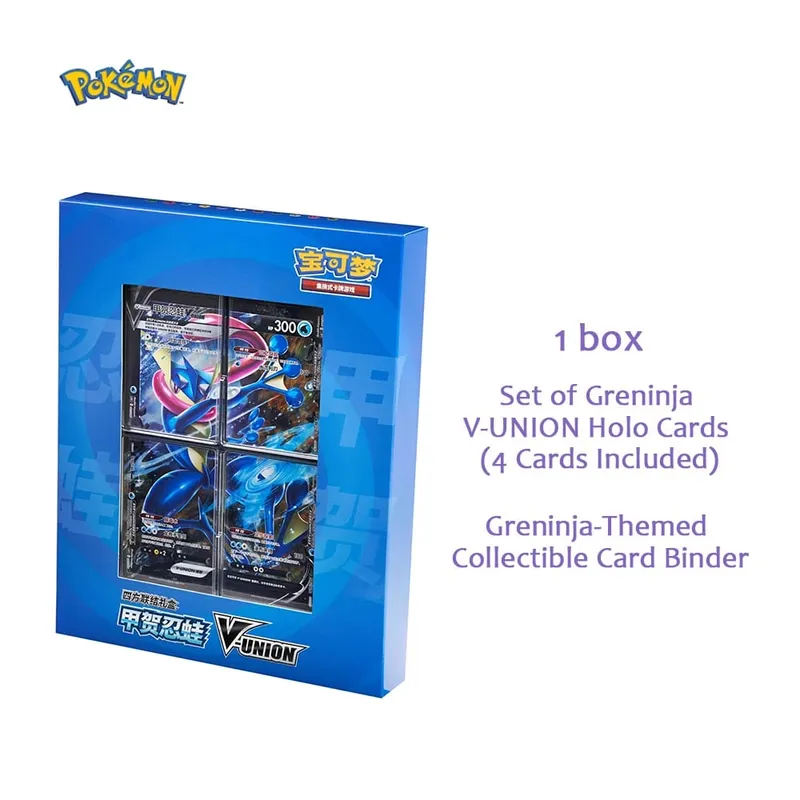 Oryginalna karta Pokemon TCG sprzęgło kwartetu V-Union zestaw pudełek podarunkowych-Pikachu Mew-Two-100% autentyczne kolekcjonerskie karty kolekcjonerskie — image 5