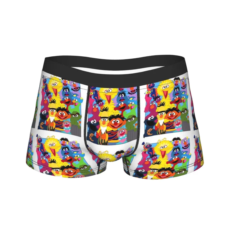 S-Sesams Straten Tango Elmo & Grover Ondergoed Mannen Shorts Slips Grappige Boxershorts Kwaliteit Douane Oversize Slipje — image 20