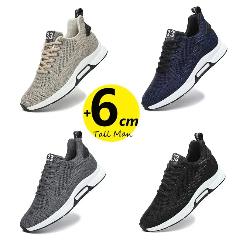 Sneakers Men Height Increase Insoles 6cm