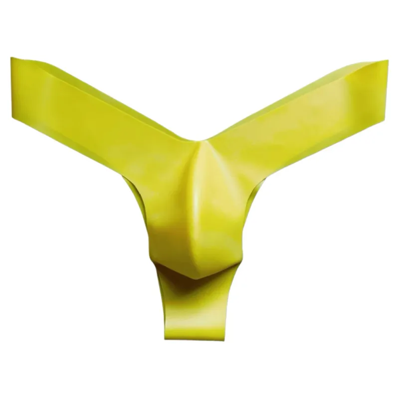 Transparent Latex Thongs For Men Briefs For Men Latex Underwear Brand New Condition G-Strings Underwear Low Waist Briefs — image 9