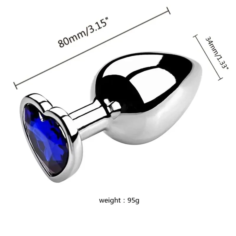 S/M/L Metal Anal Plug Butt Plug Sex Toy Butt Toy for Women Men Couples Gay Adult Game Masturbation Anal Diamond Sex Shop — image 18