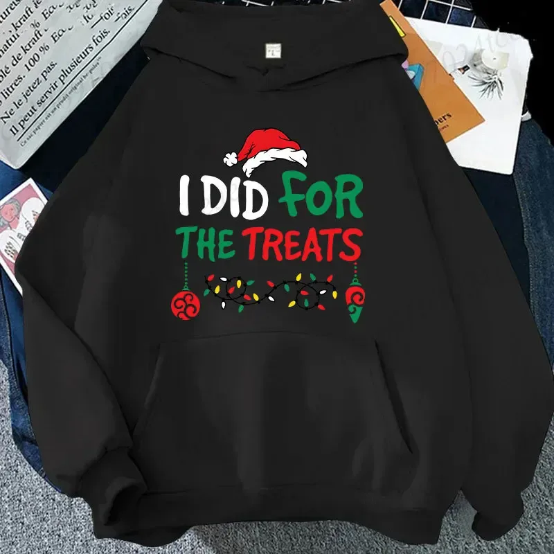 Christmas Couple Matching Hoodies Set I Don't Do Matching Christmas Outfits Santa Hat Print Hoodies Funny Family Xmas Party Gift — image 11