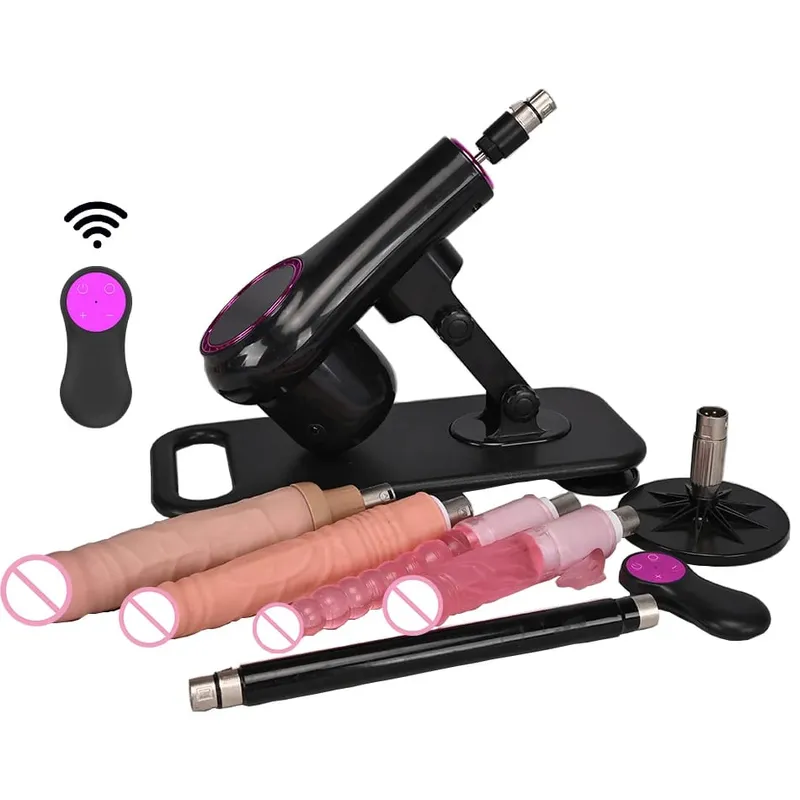 NEW Automatic Wireless Sex Machine for Woman Adjustable Masturbating Pumping SexToys for Men Couples Sex products