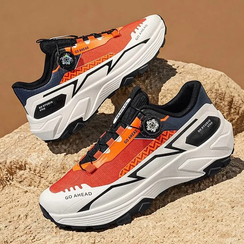 Mens Sneakers Casual Outdoor Anti Slip Shock-absorbing Versatile Off Road Hiking Shoes Comfortable Soft Sole Running Shoes Man — image 4