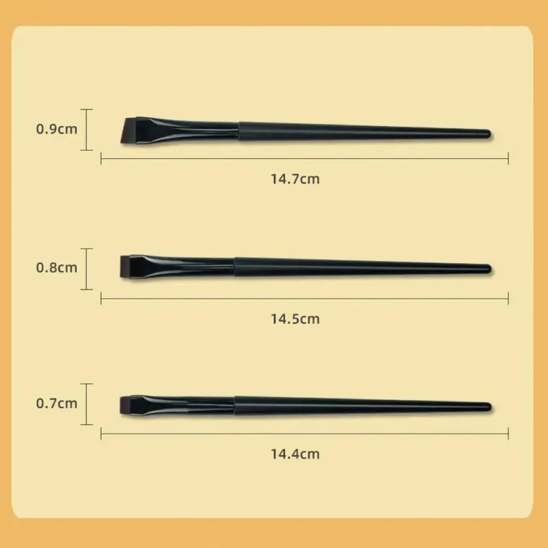 Up Tool Šikmý Kosmetický štětec Beauty Blade Štětečky na líčení Štětec na obočí Úhlové jemné štětce na oční linky Plochý štětec na obočí — image 6
