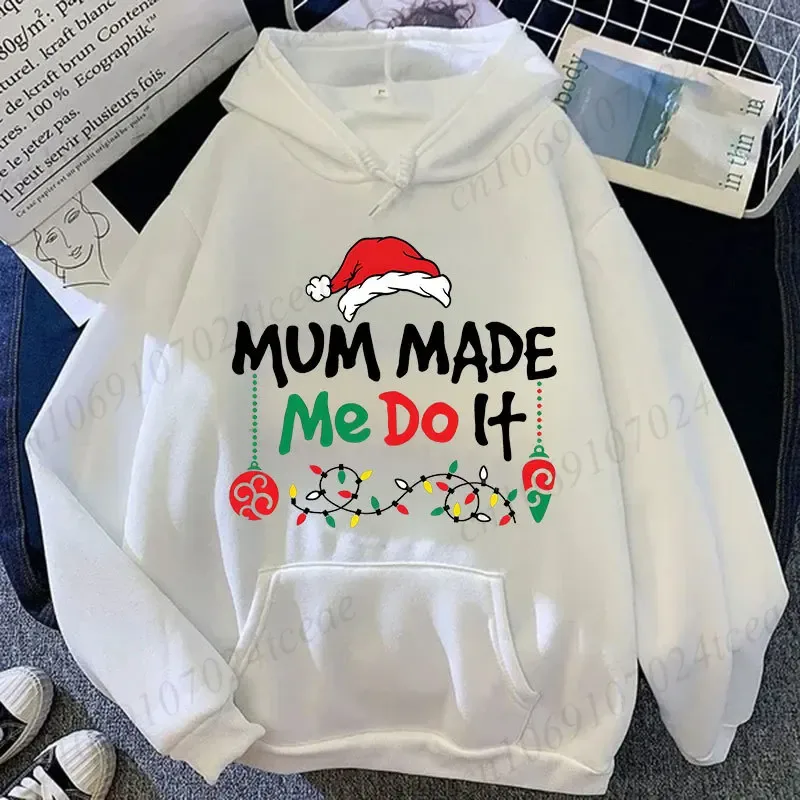 Christmas Couple Matching Hoodies Set I Don't Do Matching Christmas Outfits Santa Hat Print Hoodies Funny Family Xmas Party Gift — image 14