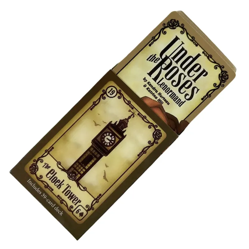 Under The Roses Lenormand Cards A 39 Oracle Cards Tarot English Divination Edition Deck Borad Games