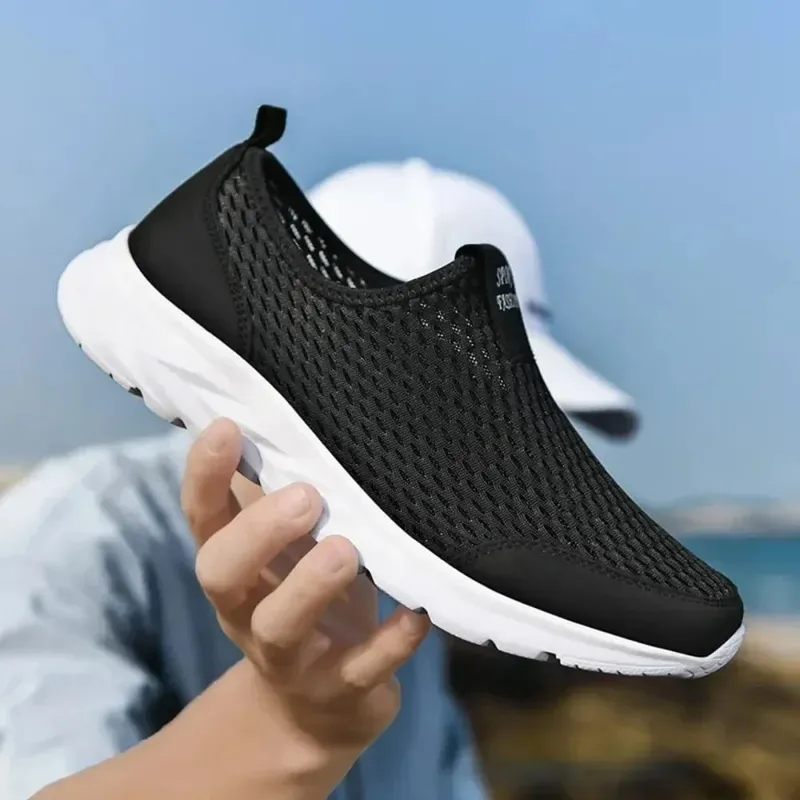 Mocassins légers pour hommes, chaussures de marche respirantes, confortables et décontractées, baskets Zapatillas Hombre Plus, nouvelle collection été 2026 — image 3