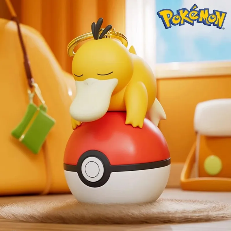 Pokemon Dễ Thương Phát Sáng Series Charm PokeBall Móc Khóa Mẫu Búp Bê Pikachu Piplup Bulbasaur Nhân Vật Hành Động Hoạt Hình Túi Phụ Kiện Quà Tặng