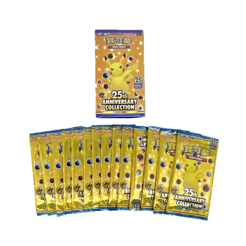 New Pokemon Trading Card Game 25th Anniversary Collection Shiny Collectible Cards Traditional Chinese Edition For Collectors Toy — image 4