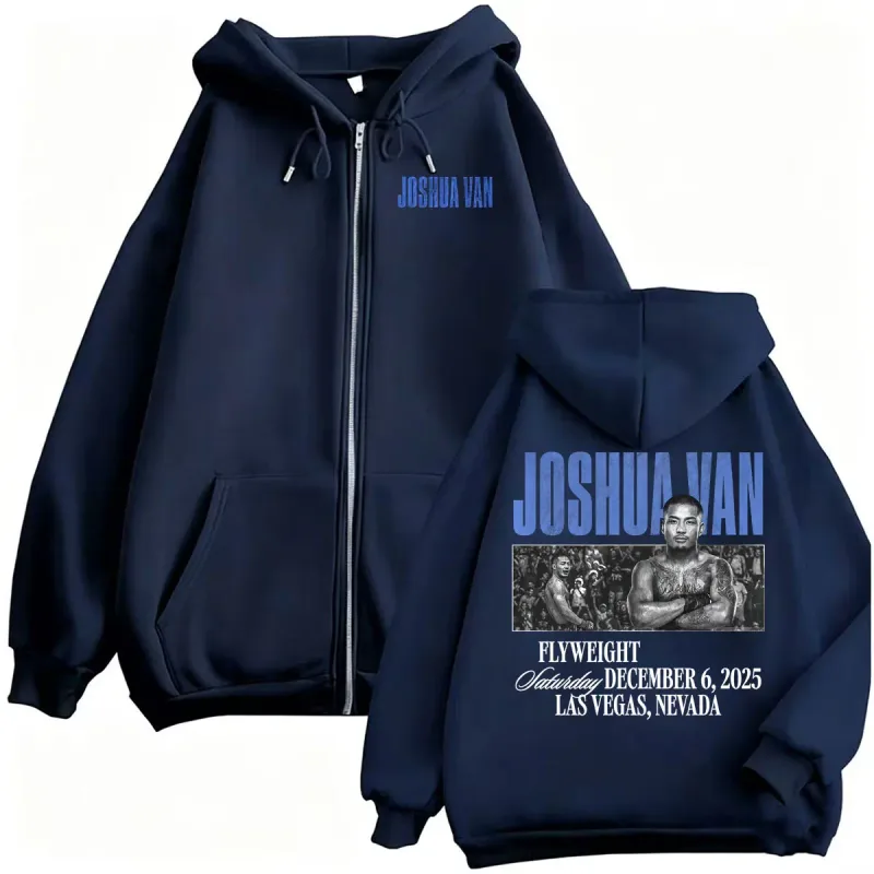Joshua Van The Fearless Vintage Graphic Zip Up Hoodies Men's Clothing Y2k Violence Aesthetic Sweatshirts Jacket Coats Streetwear — image 4