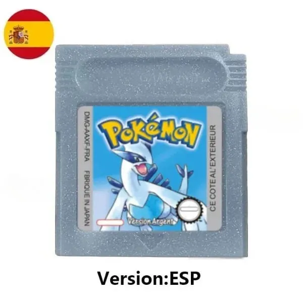 Sok stílusú Pokémon Vörös Kék Kristály Arany Zöld Ezüst Sárga GBC játékkártya 16 bites videojáték kazettás konzolkártya GB/SP — image 26