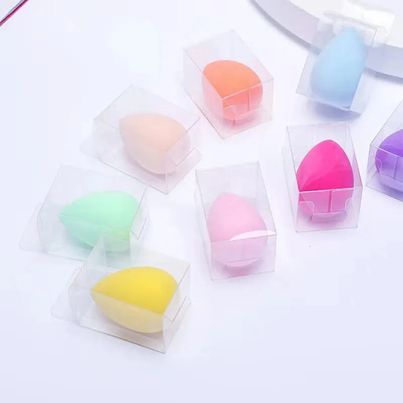 50pcs Custom Logo Soft Non Latex Makeup Sponge Private Label Foundation Beauty Sponge Multi-colored Makeup Sponge DIY — image 1