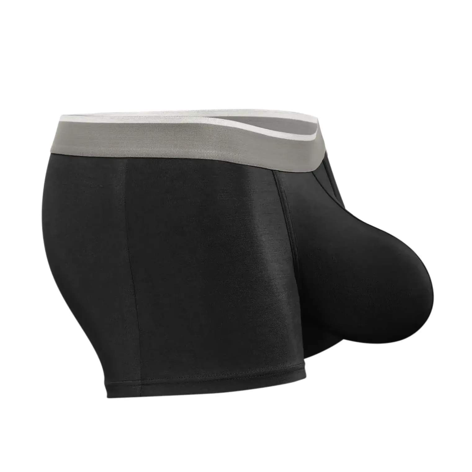 พรีเมี่ยมผู้ชาย Modal Boxer กางเกงกระเป๋าใหญ่ชุดชั้นในขนาดใหญ่พิเศษ Bulge Enhancing Breathable Cooling น้ำหนักเบา Mens Boxers Pantie — image 11