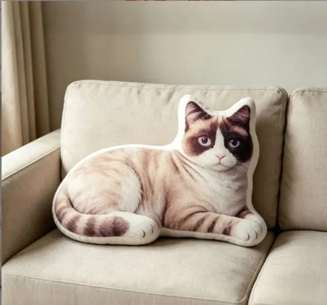 3D printed simulation dog pillow funny pet shaped pillow living room bedroom soft decoration personalized holiday gift — image 11